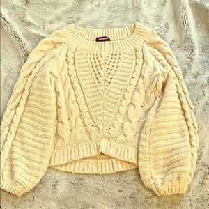 Express cable sweater
